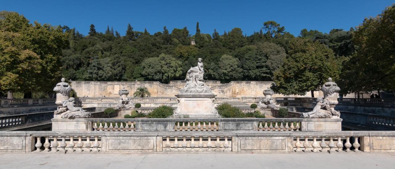 "Le Paisible" Clim Et Jardin En Centre Ville Nîmes Exterior photo